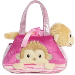 Toys-7" Peek-A-Boo - Monkey Pet Carrier Aurora Plush Stuffed Animal - Your Source for Gaming Essentials
