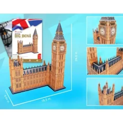 Toys-117 Piece 3D Puzzle Model Kit - Big Ben - Your Source for Gaming Essentials
