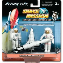 Toys-4 Piece Plastic Space Shuttle and Astronaut Toy Figure Gift Pack - Your Source for Gaming Essentials