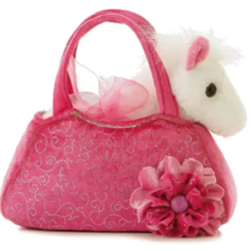 Toys-7" Pony Pet Carrier Fancy Pal Purse Plush Stuffed Animal - Your Source for Gaming Essentials