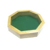 Dice-10" Wood Dice Tray with Green Felt Bottom - Rolling Dice Wooden Tray - Your Source for Gaming Essentials