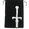 Dice-6.25" x 9" Drawstring Dice Bag: Sword - Your Source for Gaming Essentials