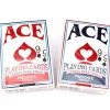 Cards-Ace Standard Size Pinochle Playing Cards - 1 Red Deck and 1 Blue Deck - Your Source for Gaming Essentials