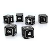 Dice-ALIEN RPG Base Dice Set - 10 Dice, Black with White Numbers - Your Source for Gaming Essentials