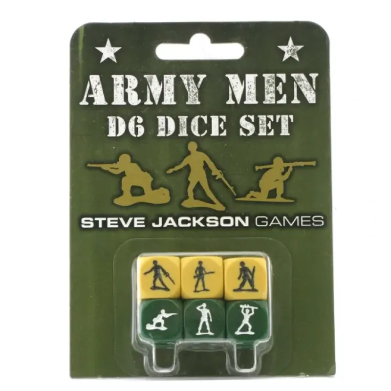 Dice-Army Men D6 Dice Set - 12 Pieces - Your Source for Gaming Essentials