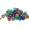 Dice-Bag of 50 Assorted Loose Translucent 16mm D6 Dice - Your Source for Gaming Essentials
