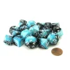 Dice-Bag of 20 Gemini Polyhedral Dice - Black-Shell with White Numbers - Your Source for Gaming Essentials