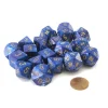 Dice-Bag of 20 Lustrous Polyhedral Dice - Purple with Gold Numbers - Your Source for Gaming Essentials