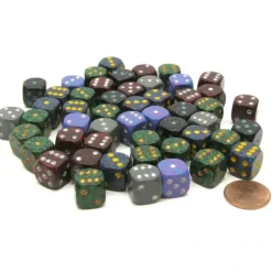 Dice-Bag of 50 Speckled Menagerie #3 D6 12mm Small Chessex Dice - Your Source for Gaming Essentials