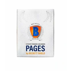 Cards-Beckett Shield Clear 9-Pocket Binder Pages (100) - Your Source for Gaming Essentials