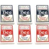 Cards-Bee No.92 Standard Index Poker Playing Cards - 3 Red and 3 Blue Decks - Your Source for Gaming Essentials