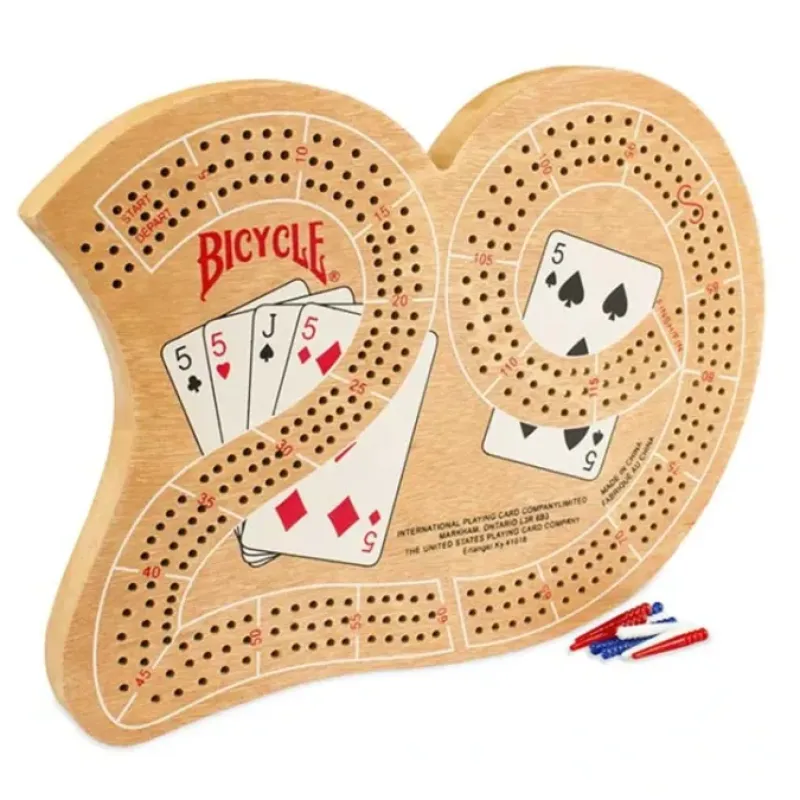 Cards-Bicycle 29 Cribbage Board with Pegs - Your Source for Gaming Essentials