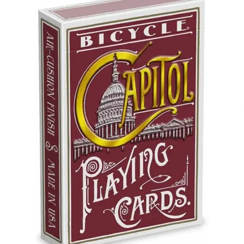 Cards-Bicycle Capitol Playing Cards - 1 Sealed Red Deck - Your Source for Gaming Essentials