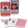 Cards-Bicycle Pinochle Jumbo Index Playing Cards - 1 Red and 1 Blue Deck - Your Source for Gaming Essentials