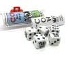 Dice-Black Cow Dice Game 5 Dice Set with Travel Tube and Instructions - Your Source for Gaming Essentials