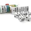 Dice-Black Horse Racing Dice Game 5 Dice Set with Travel Tube and Instructions - Your Source for Gaming Essentials