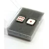 Dice-Box of 2 Zinc Metal Alloy D6 15mm Heavy Dice - Red Pips - Your Source for Gaming Essentials