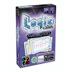 Cards-Brain Games Logic Cards: MatchSticks 53 Card Game Set - Your Source for Gaming Essentials
