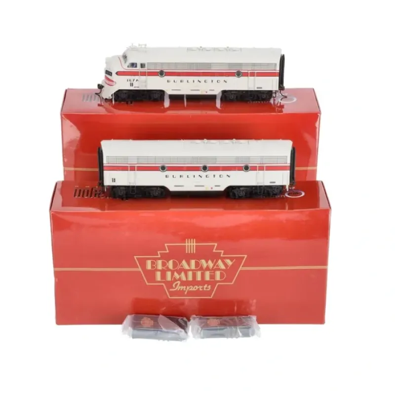 New Broadway Limited 406 HO CB&Q F7A/F7B Diesel Locomotives w/ DCC & SND - Your Source for Gaming Essentials Trains