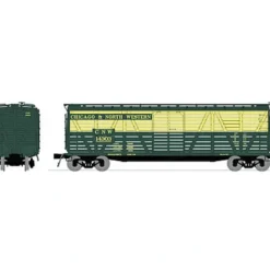 Hot Broadway Limited 4131 HO Chicago & North Western PRR K7 Stock Car (4) - Your Source for Gaming Essentials Trains