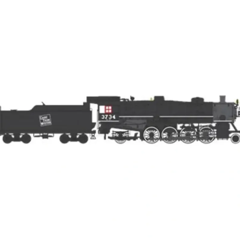 Broadway Limited 2906 HO GTW USRA Light 2-8-2 Mikado Steam Locomotive #455 - Your Source for Gaming Essentials Trains