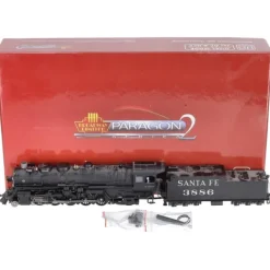 Online Broadway Limited 2194 HO Scale ATSF 2-10-2 Steam Locomotive #3886 w/DCC, Sound - Your Source for Gaming Essentials Trains
