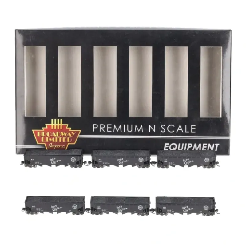 Broadway Limited 3195 N MP ARA 70-Ton 4-Bay Hopper w/Load Set A (Pack of 6) - Your Source for Gaming Essentials Trains