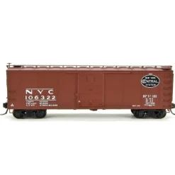 Broadway Limited 3402 N NYC 40' Steel Boxcar w/7-8 Corrugated Ends (Pack of 4) - Your Source for Gaming Essentials Trains