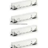 Online Broadway Limited 3174 N PC PRR Class H32 5-Bay Covered Hopper Set A (Pack of 4) - Your Source for Gaming Essentials Trains