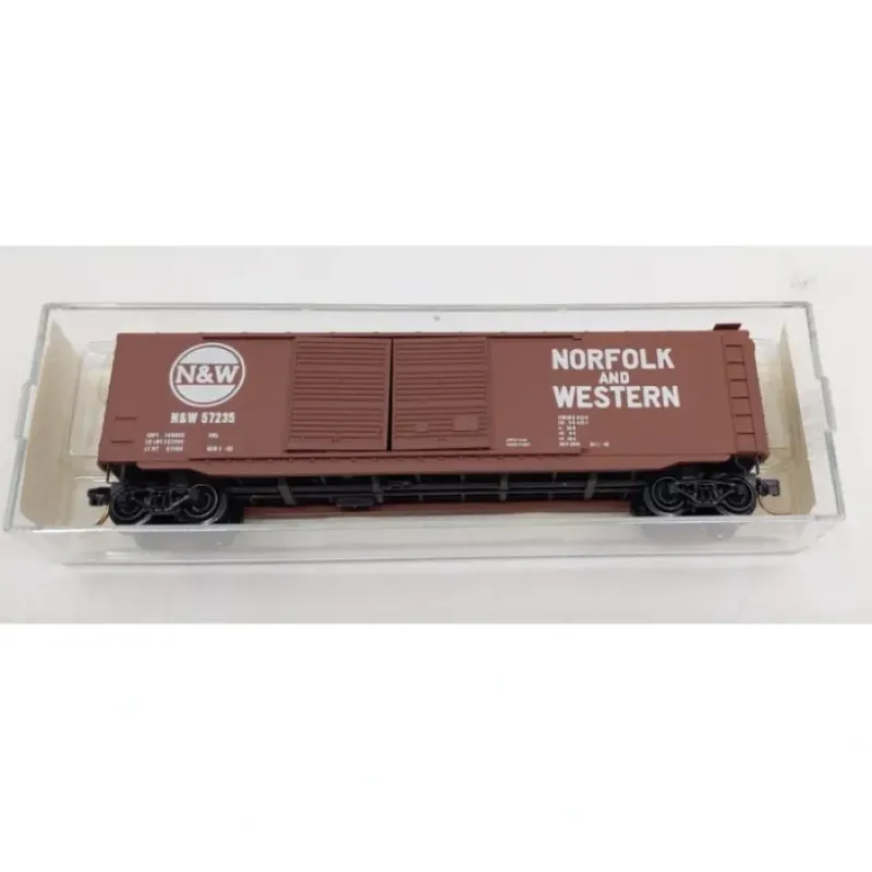 Sale Brooklyn Locomotive Works BLW-44 N Norfolk & Western 50' Standard Boxcar #57235 LN/Box - Your Source for Gaming Essentials Trains