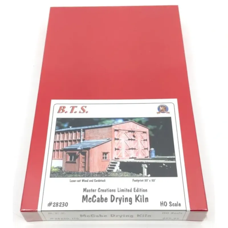 Clearance BTS 28230 HO Scale McCabe Lumber Co Drying Kiln Kit MT/Box - Your Source for Gaming Essentials Trains