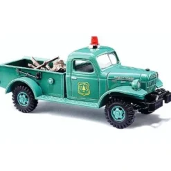 Hot Busch 44014 1:87 Dodge Power Wagon Forest - Your Source for Gaming Essentials Trains