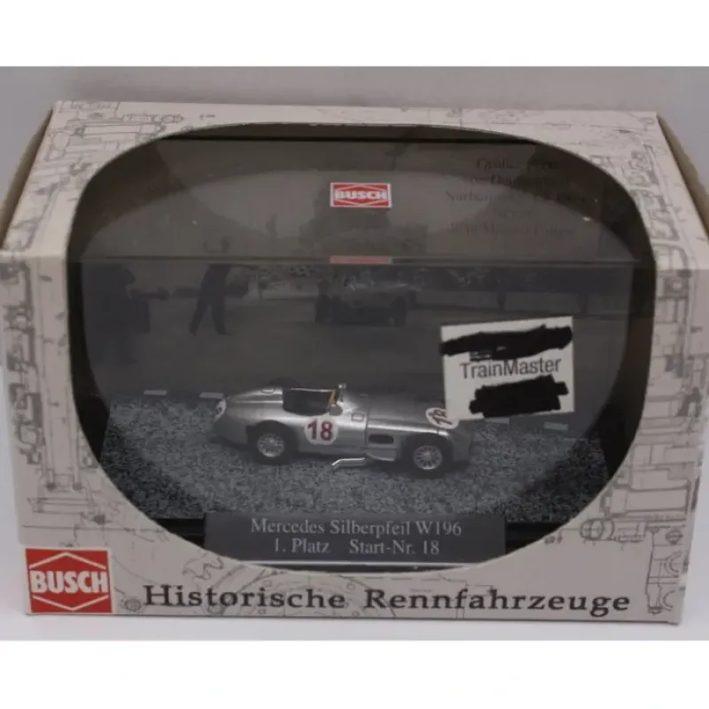 Discount Busch 47003 1:87 Mercedes-Benz W196 Race Car #18 - Your Source for Gaming Essentials Trains