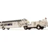 Online Busch 46016 1:87 White LaFrance Open Cab With Ladder Truck - Your Source for Gaming Essentials Trains