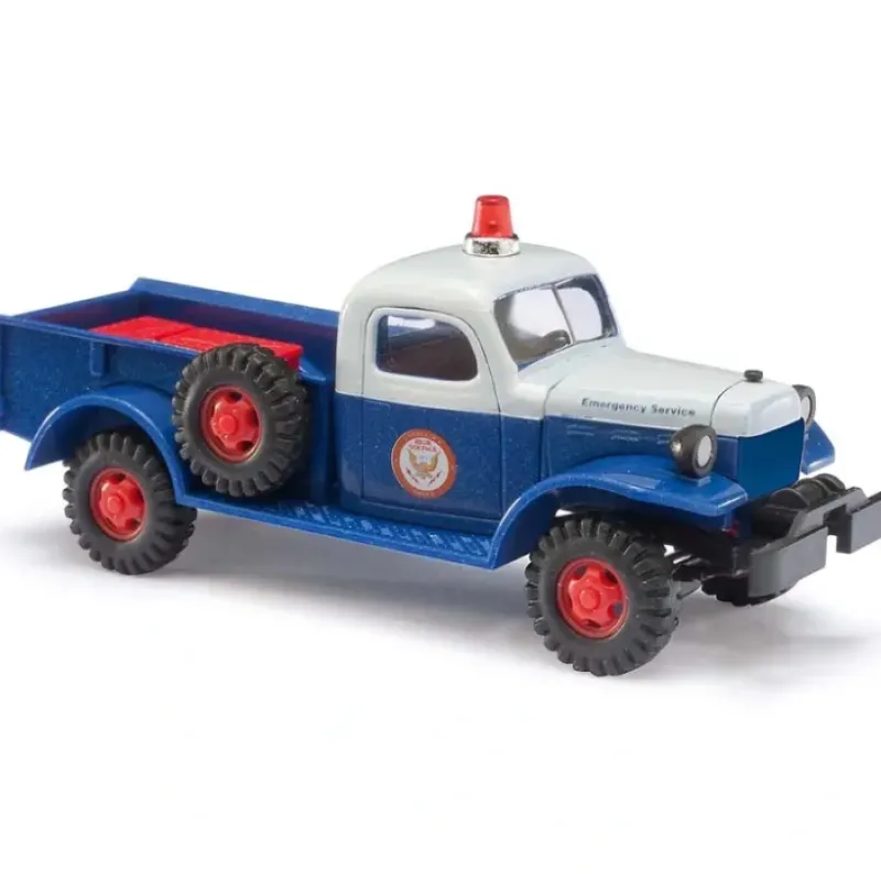 Busch 44015 High Voltage Technician 1945 Dodge Power Wagon Truck - Your Source for Gaming Essentials Trains