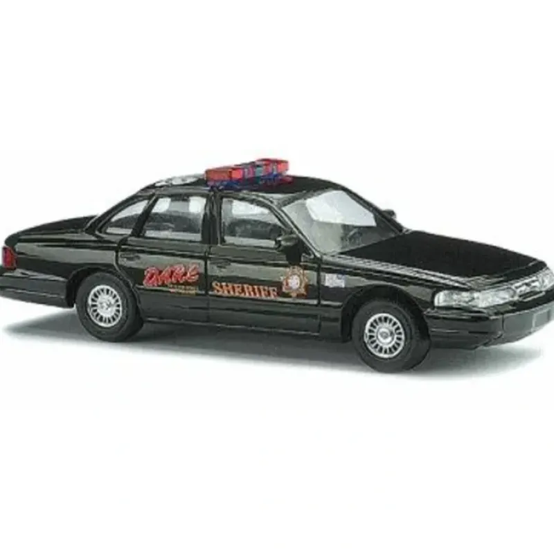 Hot Busch 49010 HO 1:87 Ford Crown Victoria DARE Sheriff - Your Source for Gaming Essentials Trains