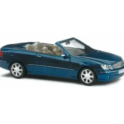 Hot Busch 49405 HO 1:87 Mercedes-Benz CLK Cabriolet 2003 Blue - Your Source for Gaming Essentials Trains