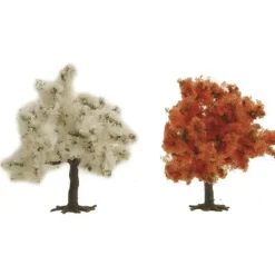 Online Busch 6843 HO 2-15/16" Red Tree (Set of 2) - Your Source for Gaming Essentials Trains