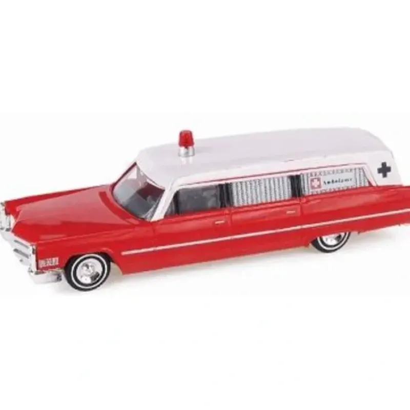 Best Busch 42908 HO 1:87 Scale Red & White Cadillac Wagon Ambulance - Your Source for Gaming Essentials