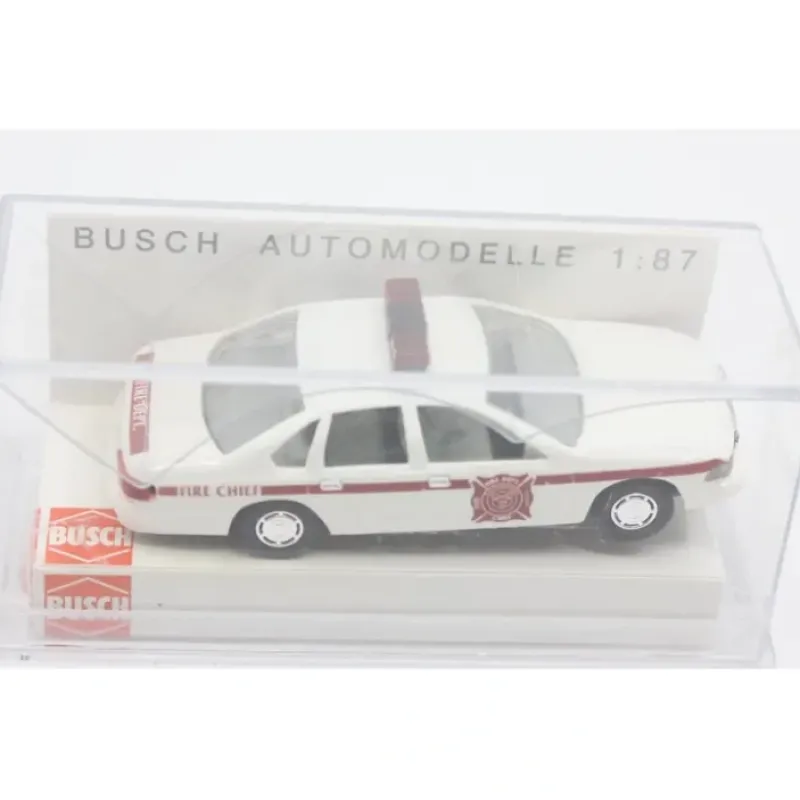 Busch 47605 HO Caprice US Fire Vehicle - Your Source for Gaming Essentials Trains