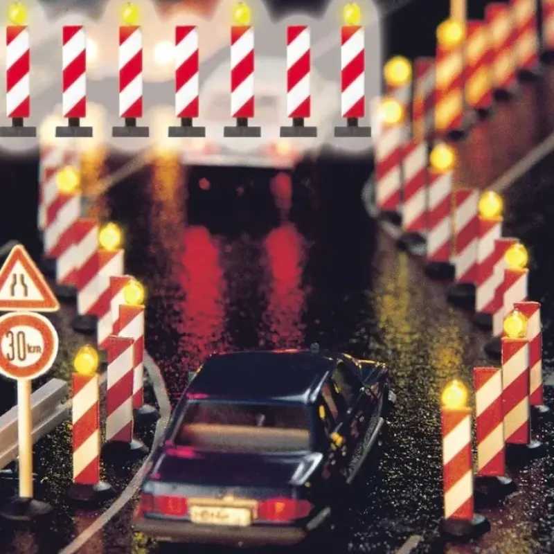 Hot Busch 5907 HO Construction Blinkers with Controller - Your Source for Gaming Essentials Trains