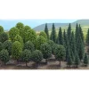 Hot Busch 6491 HO Mixed Forest Trees 2" to 4.25" (Pack of 50) - Your Source for Gaming Essentials Trains
