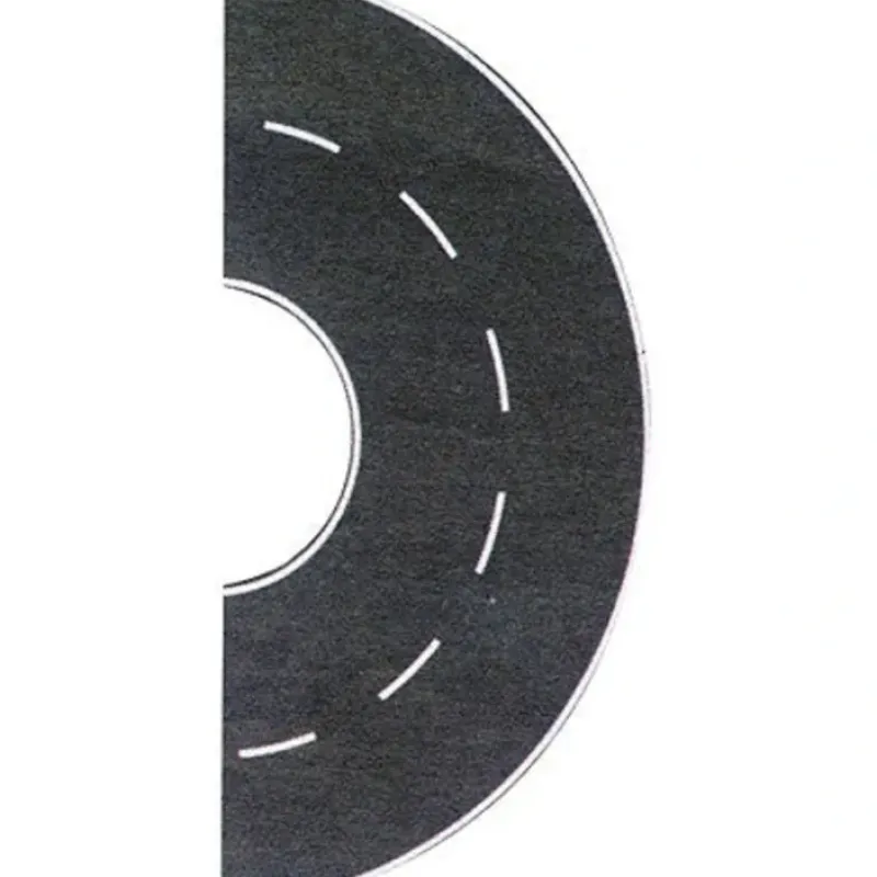 Busch 9711 HO Scale Asphalt Curved Road - Your Source for Gaming Essentials Trains