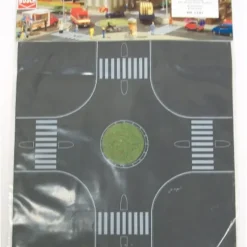 Busch 1101 HO Scale Asphalt Road 4-Way Roundabout - Your Source for Gaming Essentials Trains