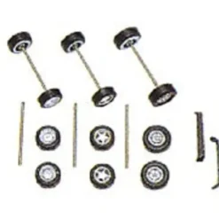 Clearance Busch 49950 HO Sport Tire with Axle Set Includes 3 Pair of Tires - Your Source for Gaming Essentials Trains