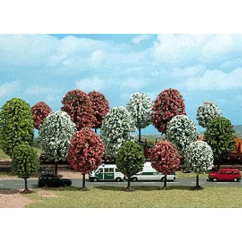 New Busch 6484 HO Spring Trees (Set of 16) - Your Source for Gaming Essentials Trains