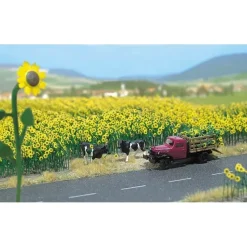 Busch 6003 HO Sunflower Field Kit (Pack of 60) - Your Source for Gaming Essentials Trains