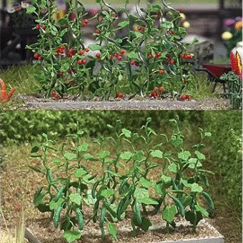 Sale Busch 1214 HO Tomato & Cucumber Plants Kit - Your Source for Gaming Essentials Trains