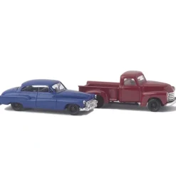 New Busch 8320 N Scale 1950 Chevy Pickup Truck & 1950 Buik Sedan Vehicles - Your Source for Gaming Essentials Trains