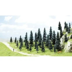 Busch 6592 N/Z 1.2"-2" Fir Trees - Your Source for Gaming Essentials Trains